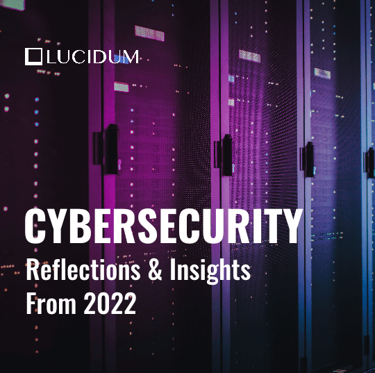 Cybersecurity: Reflections and Insights from 2022